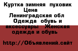 Куртка зимняя (пуховик) › Цена ­ 4 000 - Ленинградская обл. Одежда, обувь и аксессуары » Женская одежда и обувь   